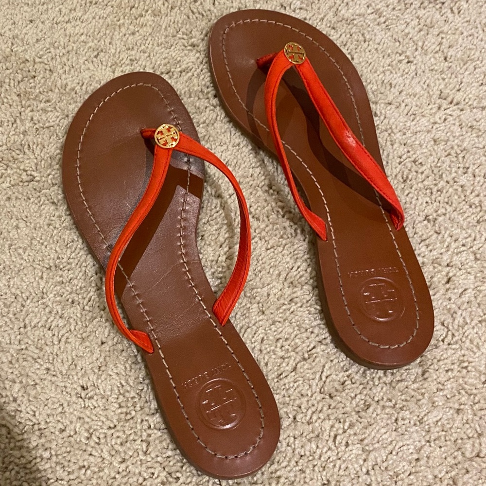 Red Tory Burch sandals